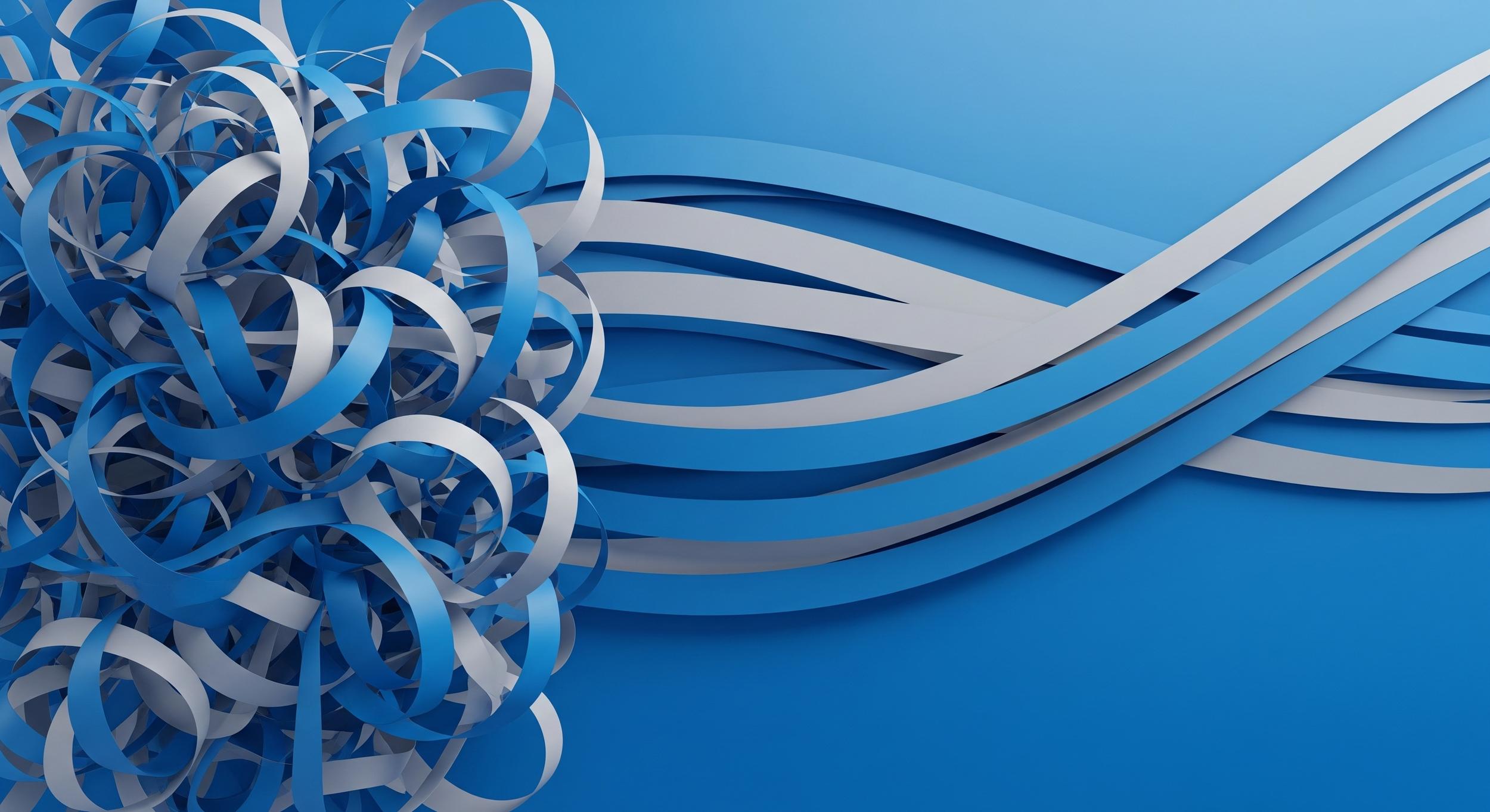 Bild das den Übergang von Chaos zu Ordnung darstellt